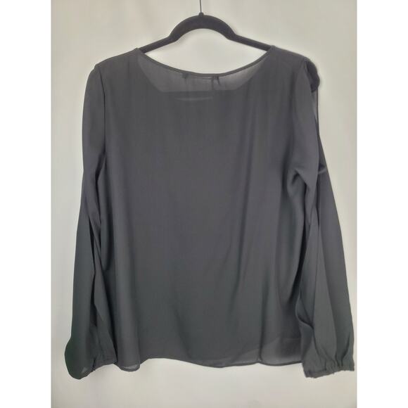 Three Eighty Two Revolve Women's Kyle Split Sleeve Long Sleeve Black Size M - Picture 6 of 10